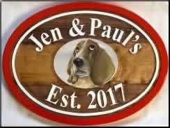 Jen & Paul's Cottage Sign